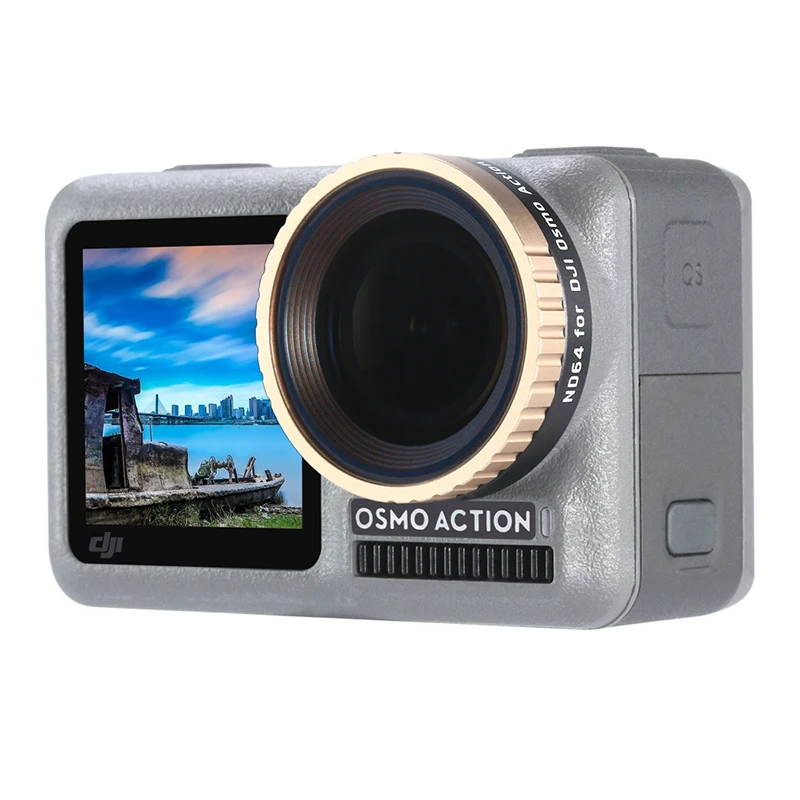Оптическое стекло Ulanzi CPL ND фильтр для экшн камеры Dji Osmo Action ND8 ND16 ND32 ND64 объектива