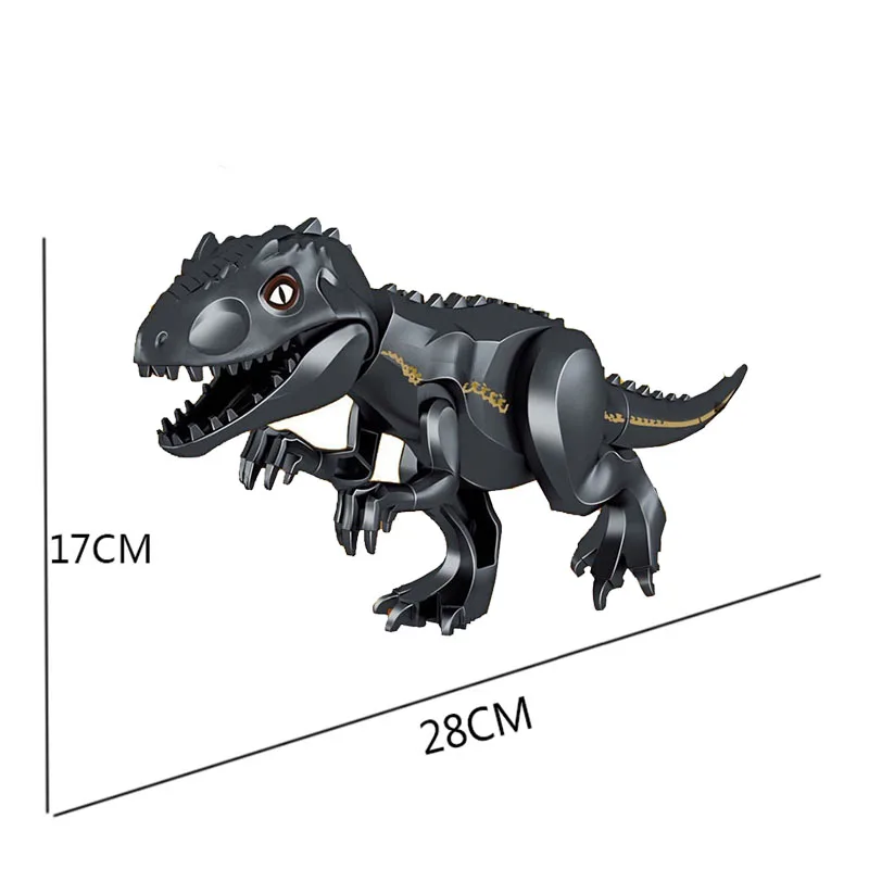Jurassic Park World  Tyrannosaurus Indominus Rex Indoraptor Building Blocks  Compatible with Legoe Dinosaur Figures Bricks Toys