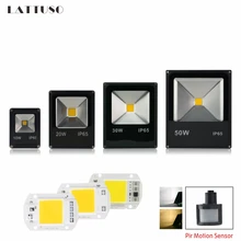 Motion Sensor LED Flood Light 10W 30W 50W AC 220V Waterproof IP65 Reflector Floodlight Lamp foco Led Exterior Spot Outdoor Light
