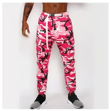 Осенние узкие шаровары мужские камуфляжные военные свободные удобные Модные Новые камуфляжные тренировочные штаны для бега хип-хоп p