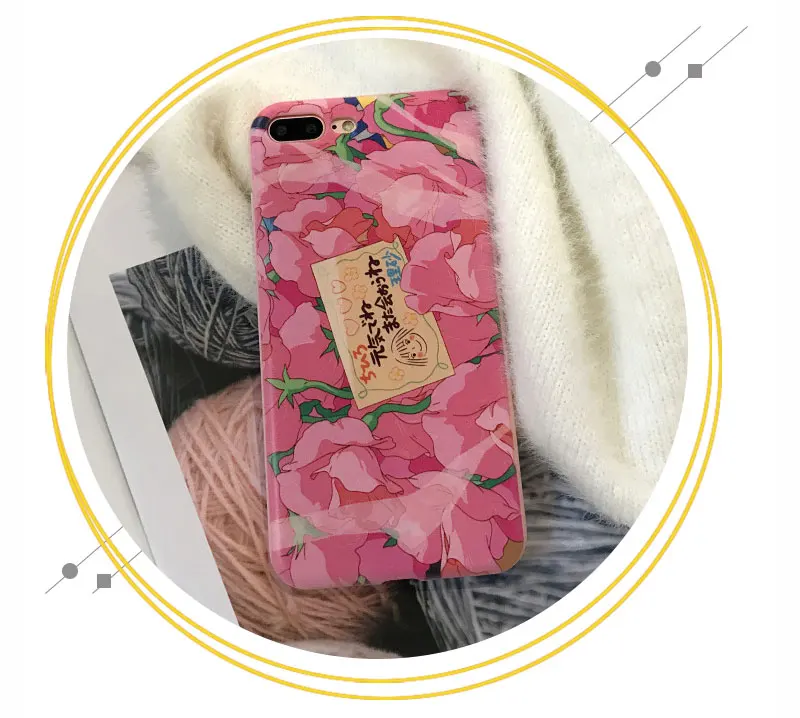 Flower Soft Silicone Phone Case For iPhone 7 7Plus 6 6Plus Cover Fundas Shell Phone Case For iPhone 6s 6 S Plus X XS XR Max Case (9)