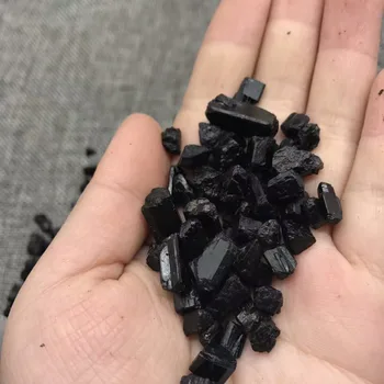 

Natural Purify Water Black Tourmaline Crystal Rough Stone Rock Mineral Specimen Planting Aquarium Fish Tank Decor Stone Crafts