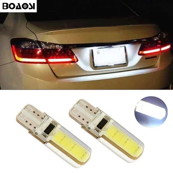 

BOAOSI 2x Car Canbus Led W5W Cob+Silicone Number Plate Light Bulb For Toyota Corolla Avensis Yaris Rav4 Auris Hilux Prius camry
