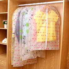 1* Печать одежда Водонепроницаемый и пылезащитная крышка подвесной для хранения одежды чехол для защиты от пыли костюм сумка для Цвет одежда