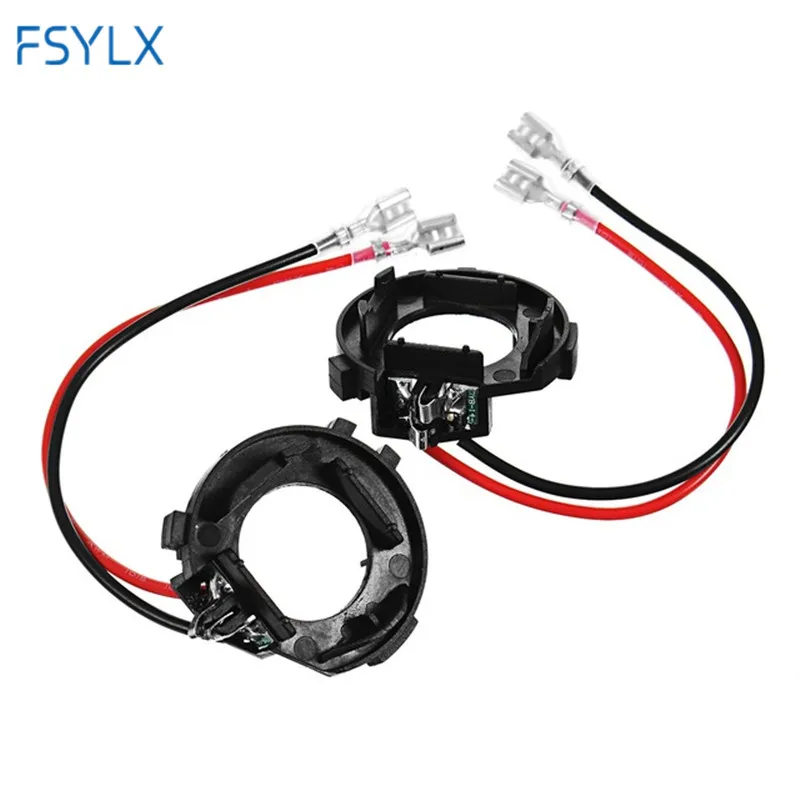 FSYLX 20PCS H7 LED clip retainer adapter for golf 7 Car Led Headlight Bulb H7 Adaptor Holder Base socket for VW GOLF 7