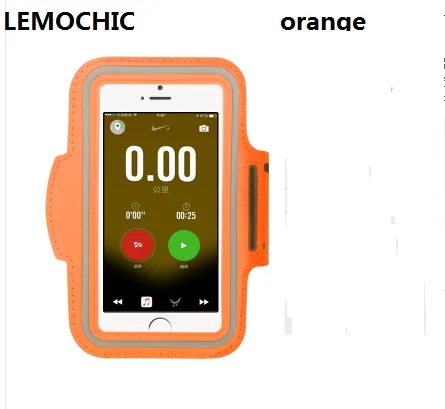 Высокое качество фитнес мобильный тренажерный зал мешок активный отдых, Велоспорт Путешествия Стильный чехол для Apple 6 plus millet note samsung note 4 - Цвет: orange