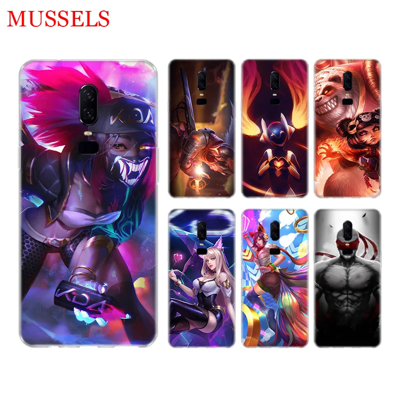 

League of Legends KDA Phone Back Case for OnePlus 7 Pro 6 6T 5 5T 3 3T 7Pro Art Gift Patterned Customized Cover Coque Capa