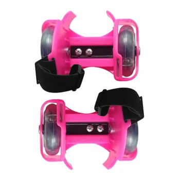 

3-Colors Light Flashing Roller Small Whirlwind Pulley Adjustable Simply Roller Skating Shoes with Dual Wheels light drop shippin