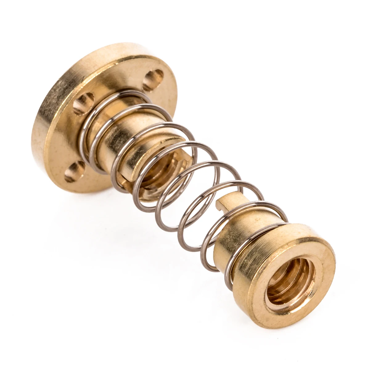 1 Set T8 Anti Backlash Nut Mayitr Spring Loaded Nut 50*22*14mm For 2mm Acme Threaded Rod Lead Screws High Quality