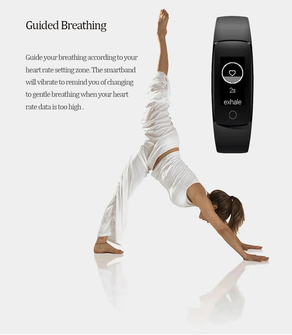 Makibes ID107 Plus HR Smart fitness bracelet (9)