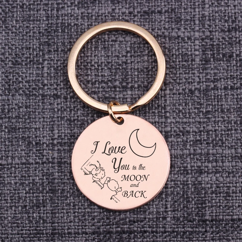 Сумка Charm I Love You To The Moon And Back Couples сувенир память подарок подруге на день рождения 1