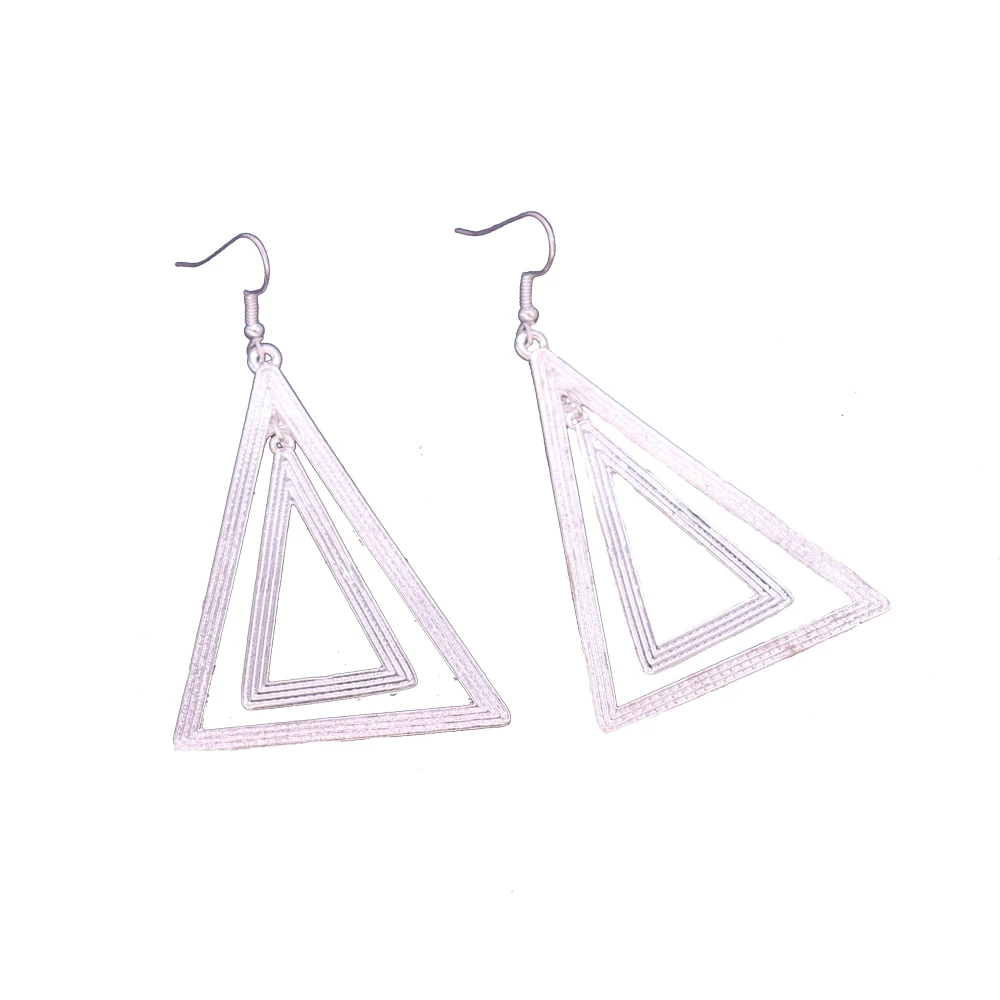 

Personalized Custom Greek Letter Sign Triangles Shape Delta Sigma Theta Earrings DST Charm Earring Jewelry