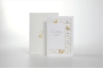 

2019 new arrival laser cut wedding invitations cards with wholesale prices (100pcs)