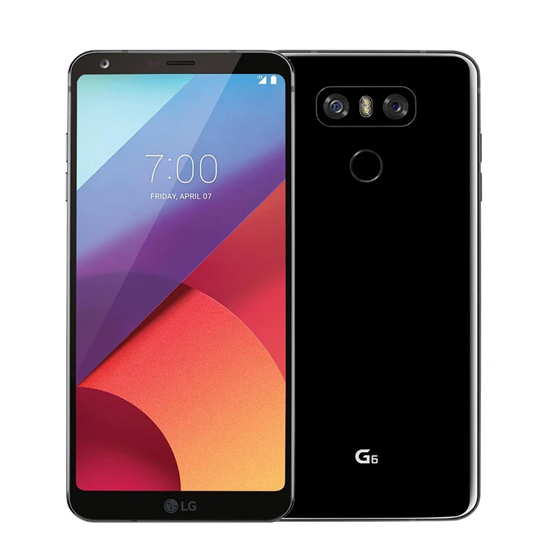 Разблокированный мобильный телефон LG G6 H871/H872/H873 5,7 дюймов 4 Гб ОЗУ 32 Гб ПЗУ Snapdragon 821 двойная задняя камера LTE отпечаток пальца