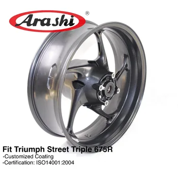 شراءحافة العجلات الخلفية من Arashi لـ Triumph Street Tri 675 R 675R 2013 2014 2015 حافة خلفية للدراجة النارية ملحقات باللون الأسود والذهبي