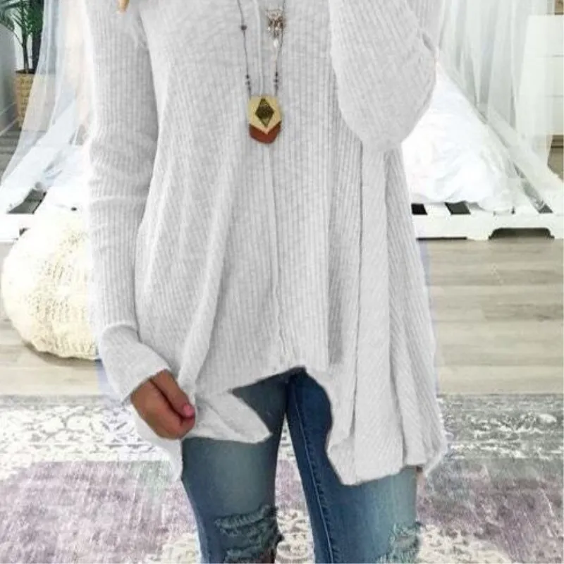 

2018 Knitted Sweater Women V Neck Fashion Long Sleeve Pullovers Sweater Sexy Women Pullover Casual Sweater 5XL