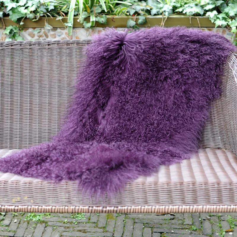 

CX-D-24K Soft Sheepskin Rug Chair Cover Bedroom Mat Warm Hairy Carpet Seat Warm Fur Area Rugs Blanket