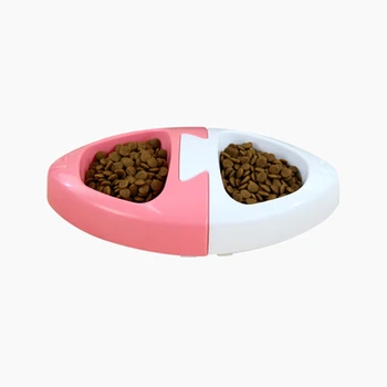 

Pisces bowl pet food cat Teddy dog ​​bowl drinking water, detachable combination