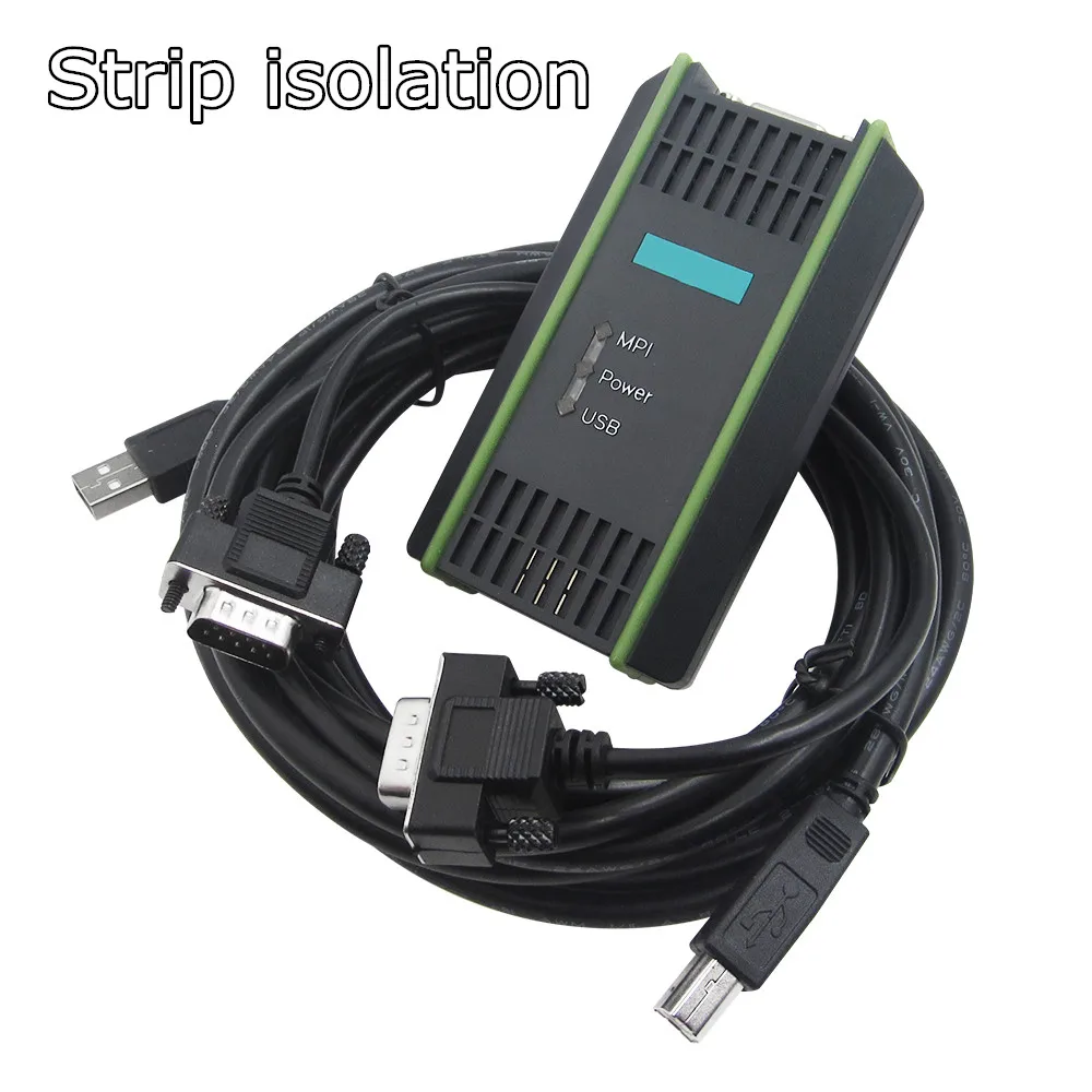 Десять поколения изоляции полосы S7 300PLC кабель программирования 6ES7972 0CB20 0XA0/USB MPI +