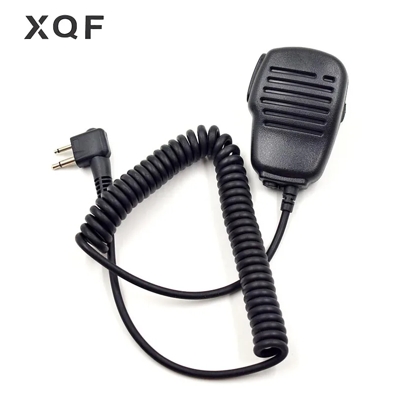 XQF 2 Pin Handheld Speaker Microphone Mic PTT for Motorola Walkie