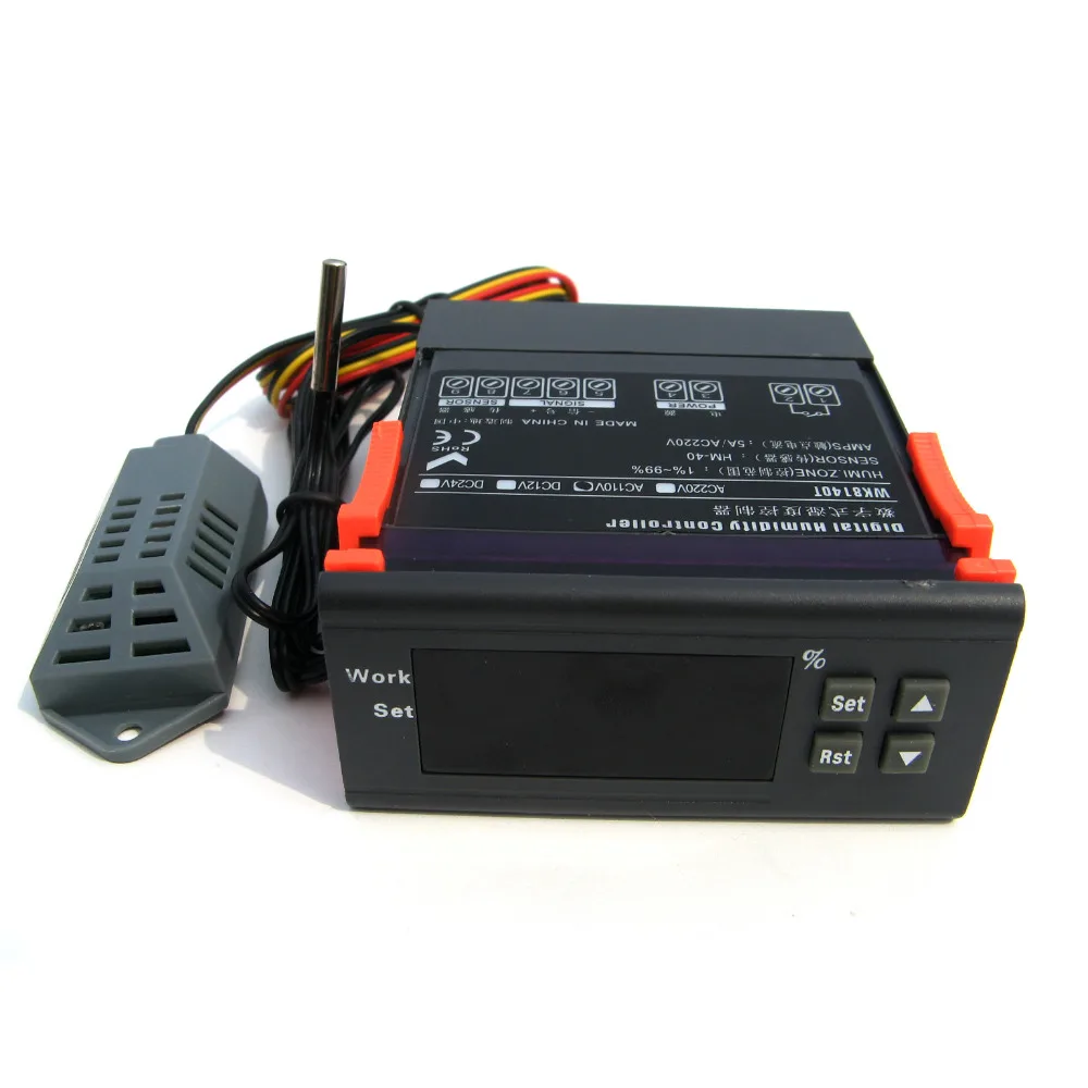 

AC 220V Digital Air Humidity Control Sensor Controller Hygrostat Range 1%~99%