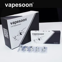 Аутентичная сменная катушка VapeSoon для TFV888, детский бак TFV888, Q2, X4, T8, T6, M2, головка катушки 30 шт./лот