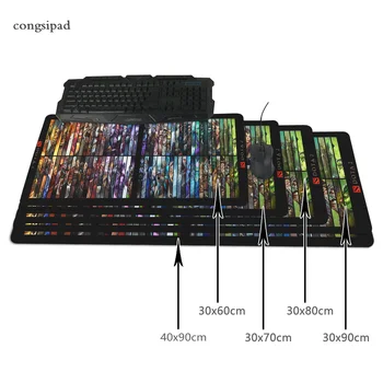 

Hot DOTA 2 Online Super Large Mouse Pad 900*300*2mm and 700*300*2mm With Locking Edge For desktop And Laptop Computer