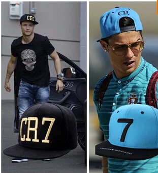 Cristiano Ronaldo CR7 2015 color black blue baseball cap, hip Snapback sports football cap|hop extract|hop ballhop along - AliExpress