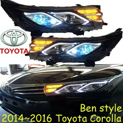 Corolla фар, 2014 ~ 2016, Camry, Прадо, Vios, Бесплатная доставка! Венчик туман, 2 шт./компл. + 2 шт. балласт, altis