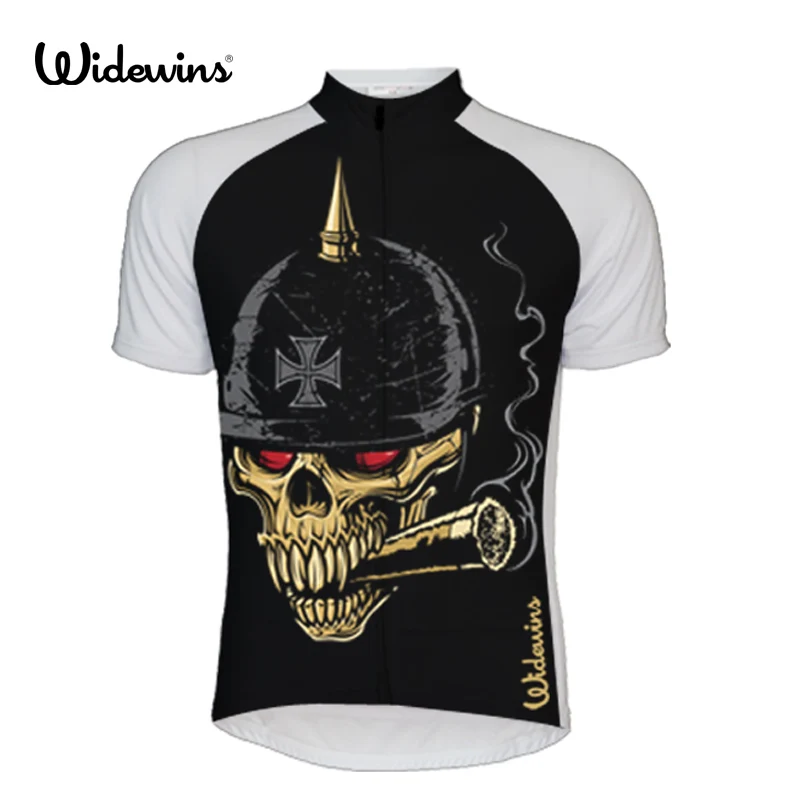 Iron head Army Cycling Jersey 2017 Short Sleeve Men Racing MTB Jersey