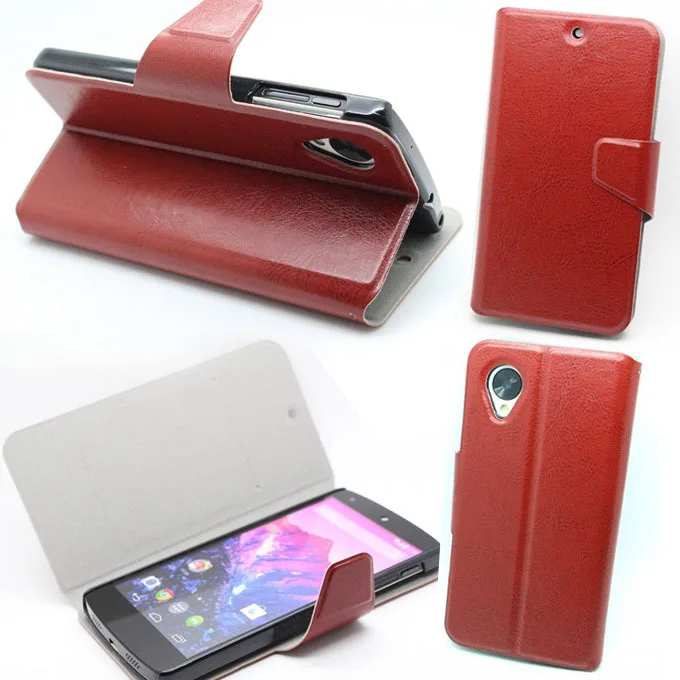 2015 Luxury Leather Pu Flip Case for LG Google Nexus 5 N5 E980 D820 D821 Fashion cases back cover with Wallet &amp Stand Function |