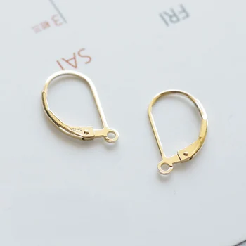 

Gold filled leverback Earrings Hooks for making ear clasps jewelry not fade for making jewelry accessories 16*9mm 1pair