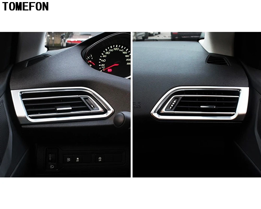 

For Peugeot 308 Hatchback 2014 2015 2016 Second generation T9 SW Rear View 5door Front Air conditioning AC Outlet Cover Trim