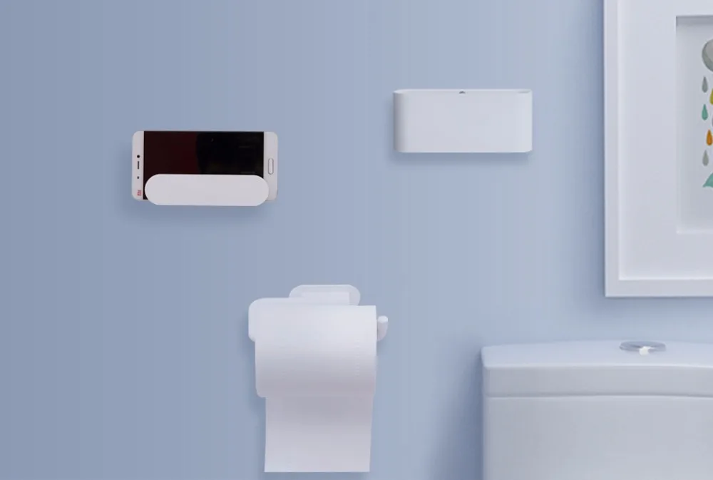  xiaomi mijia HL bathroom 5 in1 sets for Soap Hook Storage Box and Phone Holder for Bathroom Shower  - 32893633122