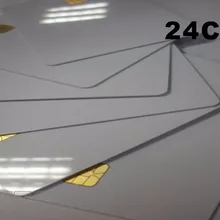 20 шт/лот белый ПВХ 24C16 Контактная смарт-карта от прямого завода