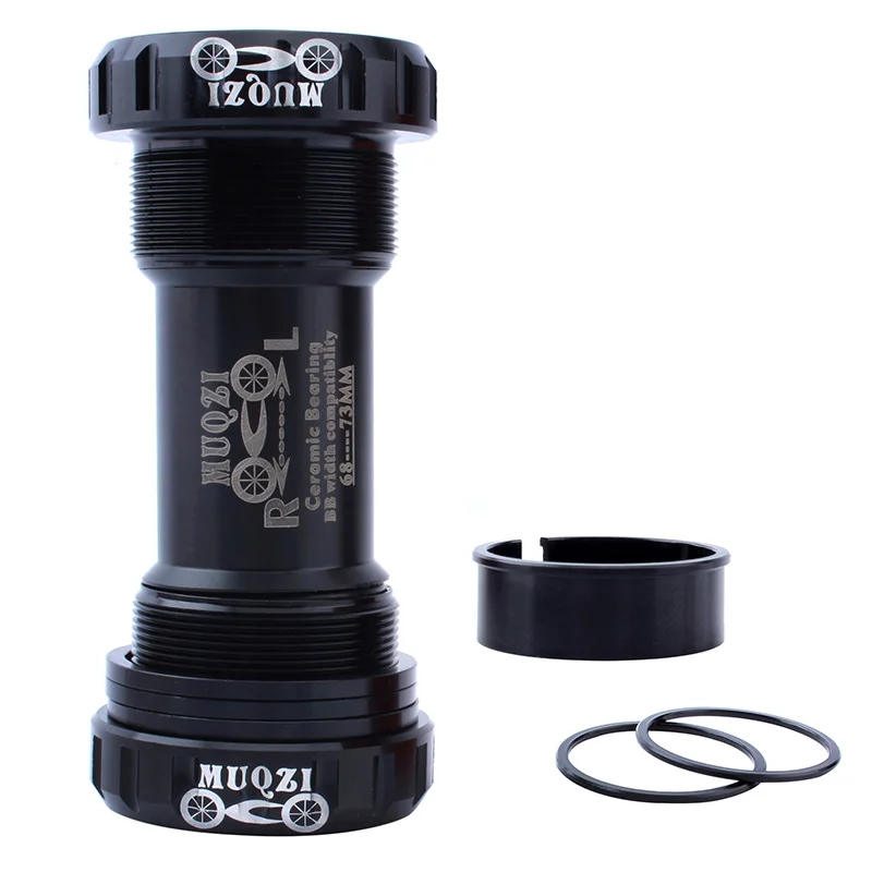 MUQZI BB68 BB73 Ceramic Bearing Bottom Bracket Threaded BB 68/73mm