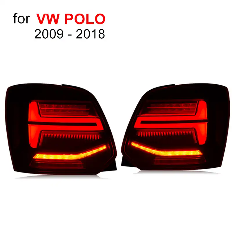 Car Styling tail lights for VW Volkswagen Polo 2011 2019 taillights LED