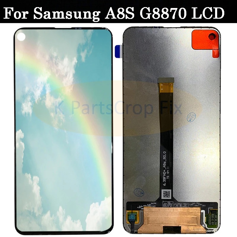 6 4 &quot&quot для SAMSUNG Galaxy A8S G8870 SM-G8870 SM-G887FZ G887FZ ЖК-дисплей с сенсорным дигитайзером в