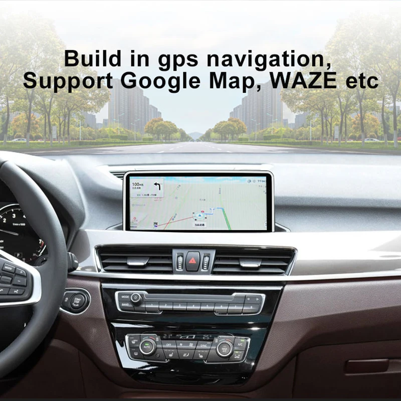 Автомобильный мультимедийный плеер Ugode Android 9 0 для BMW X1 F48 (2016 2017) GPS навигатор RK PX6 10