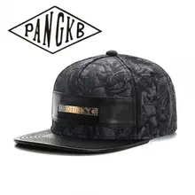 PANGKB бренд NO MERCY Кепка Кожа Металл Осень snapback шляпа Головной Убор Хип-хоп для мужчин и женщин для взрослых на открытом воздухе повседневная Кепка-бейсболка от солнца