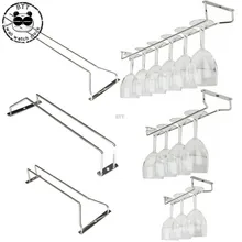 Glass-Holder Shelf Hanger Wine-Rack Stainless-Steel Useful High-Quality 35/55cm