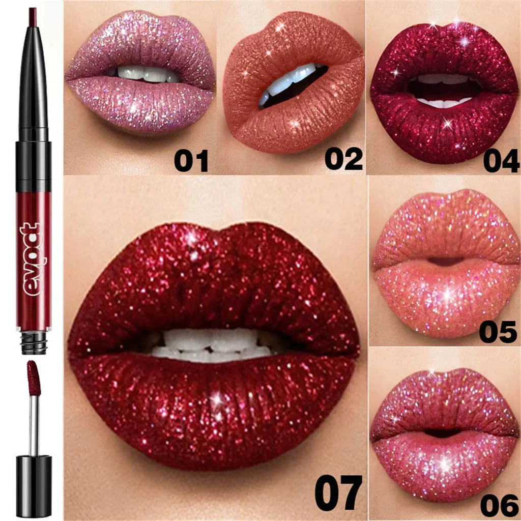 

Pearl Shining Double-end Lasting Lipliner Waterproof Lip Liner Stick Pencil 7 Co