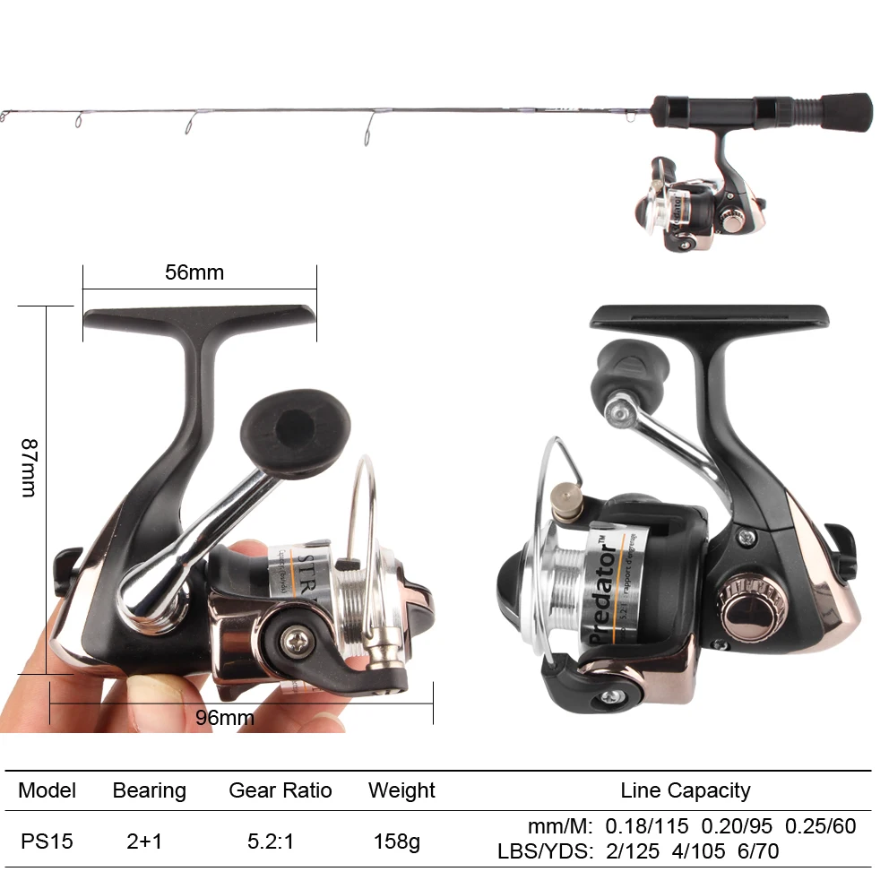 Новая высокоуглеродная удочка и катушка для льда, комбинированная с снасти для зимы 24UL 25L 26 мл ледоруб, спиннинговая катушка для подледной рыбалки pesca