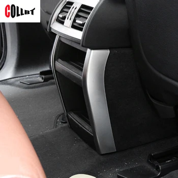 

COLLBT Car Styling Chrome Rear Air Conditioning Outlet Vent Cover Trim Strips For BMW X5 F15 X6 F16 2014-2017 Accessories