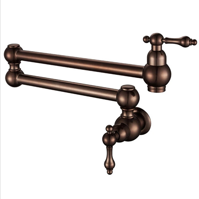 Special Offers 100% Solid Brass Pot Filler Tap Wall Mount Kitchen Faucet Single Cold Single Hole Tap Multiple colors tap