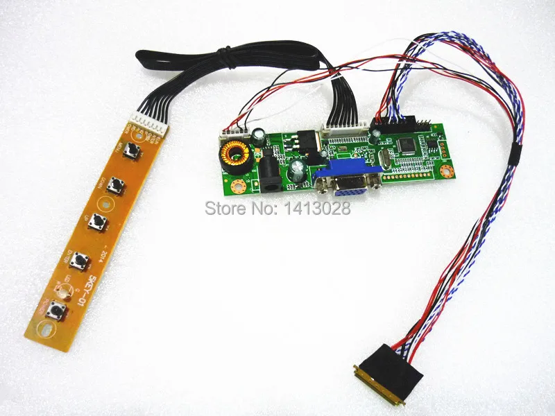 15 6 дюймов 1366x768 ноутбука ЖК дисплей Экран DIY монитор плата контроллера комплект