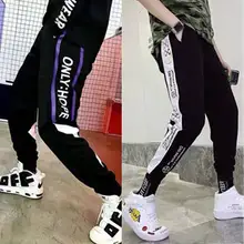 Мужские брюки карго, мужские уличные штаны джоггеры, черные спортивные штаны, мужские хип-хоп брюки с карманами, комбинезоны с буквенным принтом