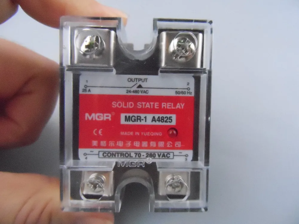 

Mager SSR 25A AC-AC Solid state relay Quality Goods MGR-1 A4825