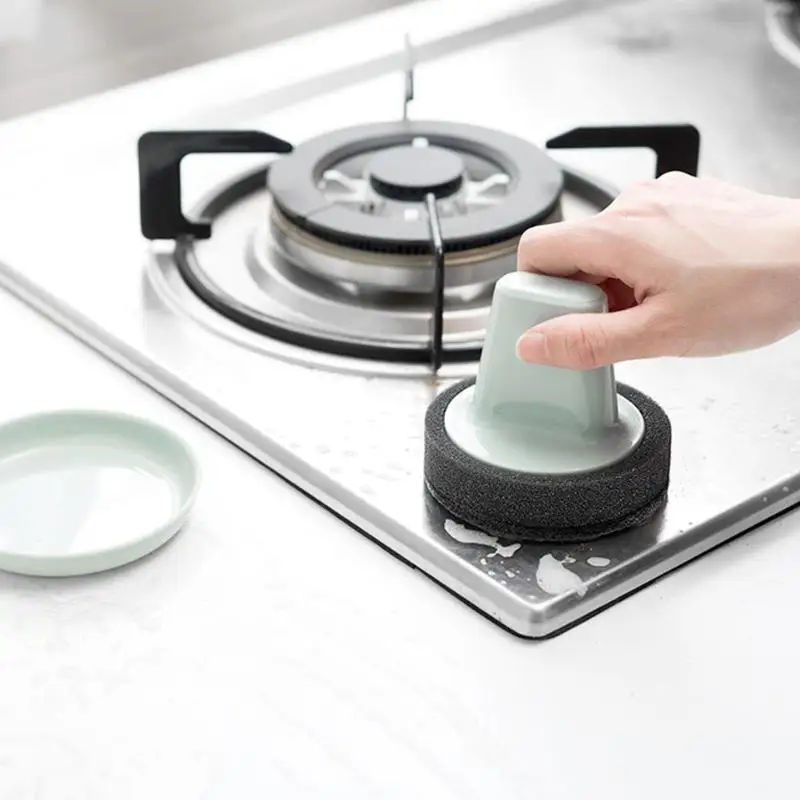 

Kitchen Cleaning Brush Scrubber Washing Dish Bowl With Hand Protector And Tray Sink Sponge Kitchen Pot Cleaner Washing Tool