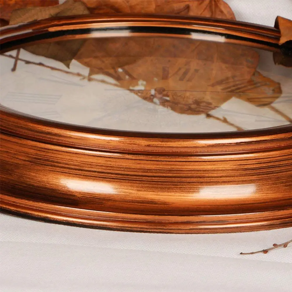 Botique 12 inch бесшумный не тикают круглые Настенные часы декоративные Винтаж Стиль